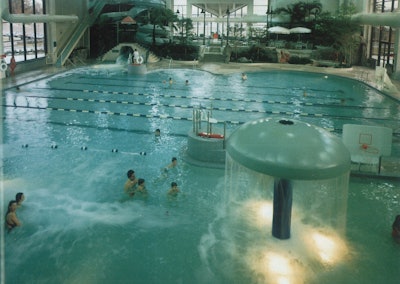 The leisure pool at the Shoreview (Minn.) Community Center: Photo courtesy of BWBR Architects