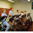 Photo of students using the fitness center at Buffalo Grove (Ill.) High School