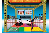Photo of a conceptual interactive fitness center