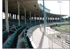Photo of Gill Stadium in Manchester, N.H.