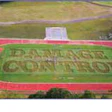 Photo of a damaged football field