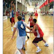 Photo of a basketball game