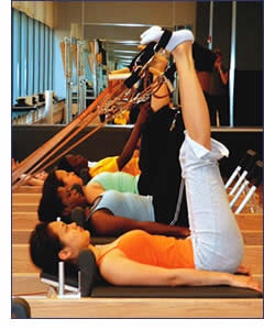 Photo of Penn students using Pilates studio