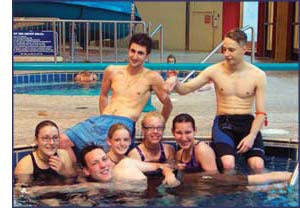 Photo of students at Calgary's Village Square Leisure Center