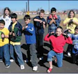 Photo of students holding Heavyhands