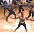 A dance fitness class