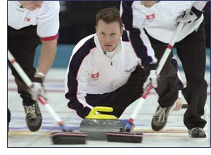 Swiss curling team at the 2002 Winter Olympics
