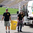 Photo of the University of Colorado's Zero Waste program at work.