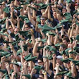 Photo of a stadium full of cheering fans