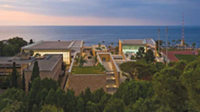 Aerial Photo of the Charles Hostler Student Center at American University of Beirut