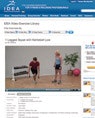 Photo of the IDEA Health & Fitness Association's website