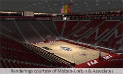 Rendering of The Pit at UNM