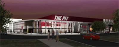 Rendering of The Pit at UNM