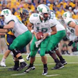 Photo of the Marshall football team during a Conference USA game