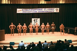 Photo of competitors in the 2009 NABBA Keystone Classic Bodybuilding Championships