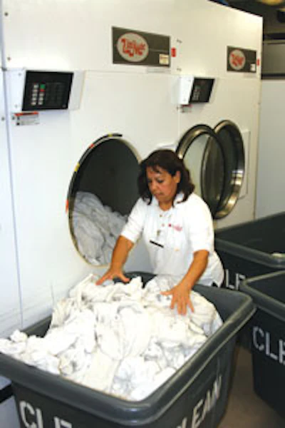TOWEL DISSERVICE Over-drying increases linting, shortening the lifespan of terry cloth and other goods.