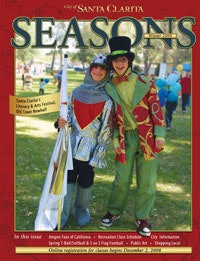 CHANGE OF SEASONS The printed, magazine-style recreation guide in Santa Clarita, Calif., was redesigned to engage residents with all the city's departments.