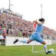 JERSEY GIRLS Yurcak Field, Rutgers University's soccer and lacrosse venue, was home to Sky Blue FC, winner of the inaugural WPS Championship.