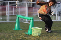 WELL GROUNDEDParents in Huntersville, N.C., help teach their kids how to enjoy sports at an early age in the city's youth programs.