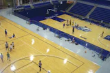 Photo of the University Center's retractable bleachers at Nova Southeastern University