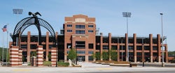 Rendering of the Roger Harring Stadium and the Veteran's Memorial Field Complex at the University of Wisconsin-La Crosse