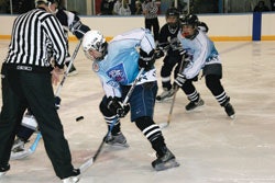 BIG DRAW Monday night games attracted hundreds of fans to a Coral Springs rink each week between November and February.
