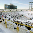 UNFROZEN TUNDRA The Green Bay Packers suffer no shortage of snow or snow-removal help at Lambeau Field. (Photo courtesy of the Green Bay Packers)