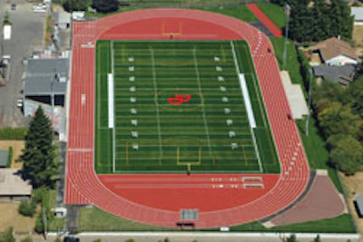 The track facility at David Douglas High School in Portland, Ore.