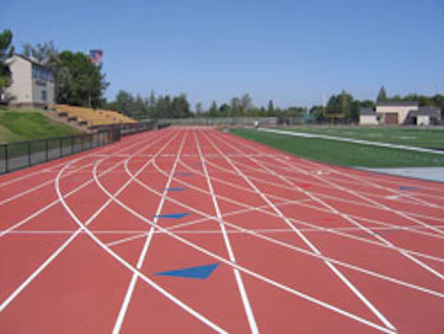 The track facility at San Joaquin Delta College