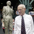 Photo of Detroit Tigers radio broadcaster Ernie Harwell