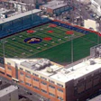 UP ON THE ROOF Roosevelt Stadium is built on top of a three-court gymnasium that seats 2,400 spectators, an auditorium, a cafeteria, a health center and other large spaces.