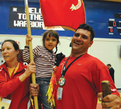 QUALITY TIMEOrganizers encouraged friends and family members of wounded soldiers to experience the Games.