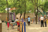 MADE IN CHINA Playgrounds for seniors in Beijing successfully mesh recreational users of different generations.