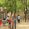 MADE IN CHINA Playgrounds for seniors in Beijing successfully mesh recreational users of different generations.