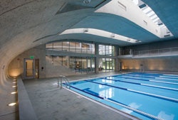 Photo of the College of New Rochelle's natatorium