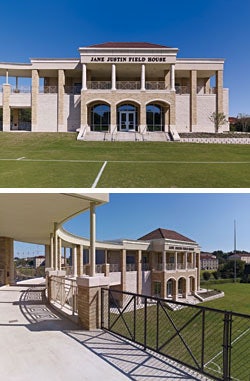 Jane Justin Soccer Field House at Texas Christian University (Photos courtesy of Hahnfeld Hoffer Stanford)