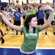 Children exercising in the gymnasium at Spring Grove (Pa.) Middle School are representative of America's renewed focus on physical activity. (Photo courtesy of York (Pa.) Daily Record/Sunday News)