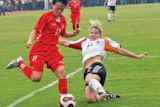 At the 4th CISM Military World Games in Hyderabad, India, North Korea bested Germany to win the women's soccer competition.