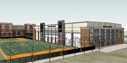 Sherman E. Smith Training Center at Oklahoma State University (Rendering courtesy of Studio Architecture)