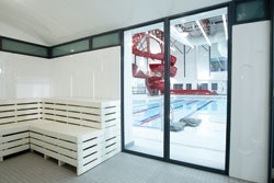 Fiberglass construction is associated with lower maintenance, but still requires daily attention. (Photo courtesy of Am-Finn Sauna and Steam)