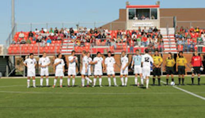 Built to help combat flat enrollment at Washington & Jefferson College, Ross Memorial Park and Alexandre Stadium is home to five varsity teams, including men's and women's lacrosse, which began play the year the facility opened. (Photo courtesy of Washington & Jefferson College)