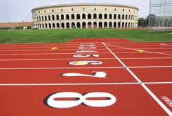 Photo of the track at Harvard University