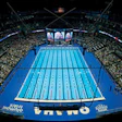 FROM HERE TO ETERNITY The competition pool used at the 2008 U.S. Olympic Swim Trials (above) is now a permanent fixture in a 54,000-square-foot facility operated by Virginia's Greater Richmond Aquatics Partnership (below). (Photo courtesy of USA Swimming)