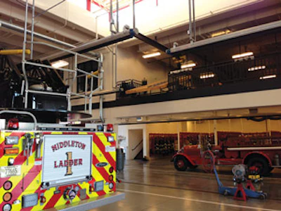 STATIONARY EXERCISE When the alarm sounds, everyone in one of Woodall Training's classes freezes — except for any firefighters in attendance, who spring into action.