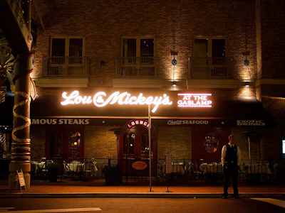 A fine dining establishment located in San Diego's Gaslamp Quarter