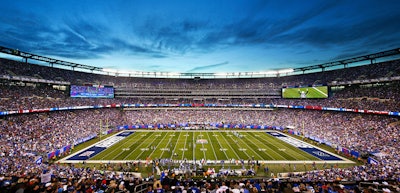 MetLife Stadium's playing field, pictured here during a New York Giants game, is at the center of Taylor Turf's lawsuit.