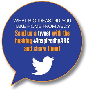 tweet #inspiredbyABC