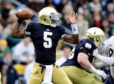 Notre Dame will take the field next year in uniforms made by Under Armour, not adidas.