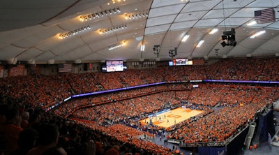 Syracuse routinely draw more than 30,000 fans to the Carrier Dome for basketball games, including a record 35,446 for its February game against Duke.