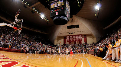 Indiana fans turned out in force and Assembly Hall advanced with more than 80% percent of the vote.